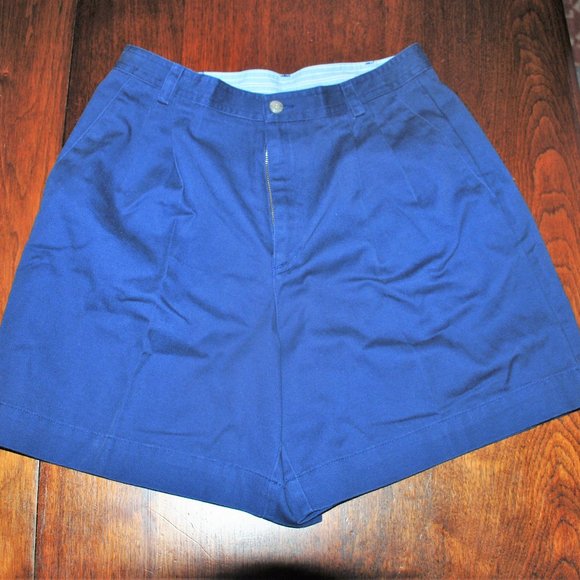 Liz Clairborne Navy Walking Shorts - Picture 1 of 5